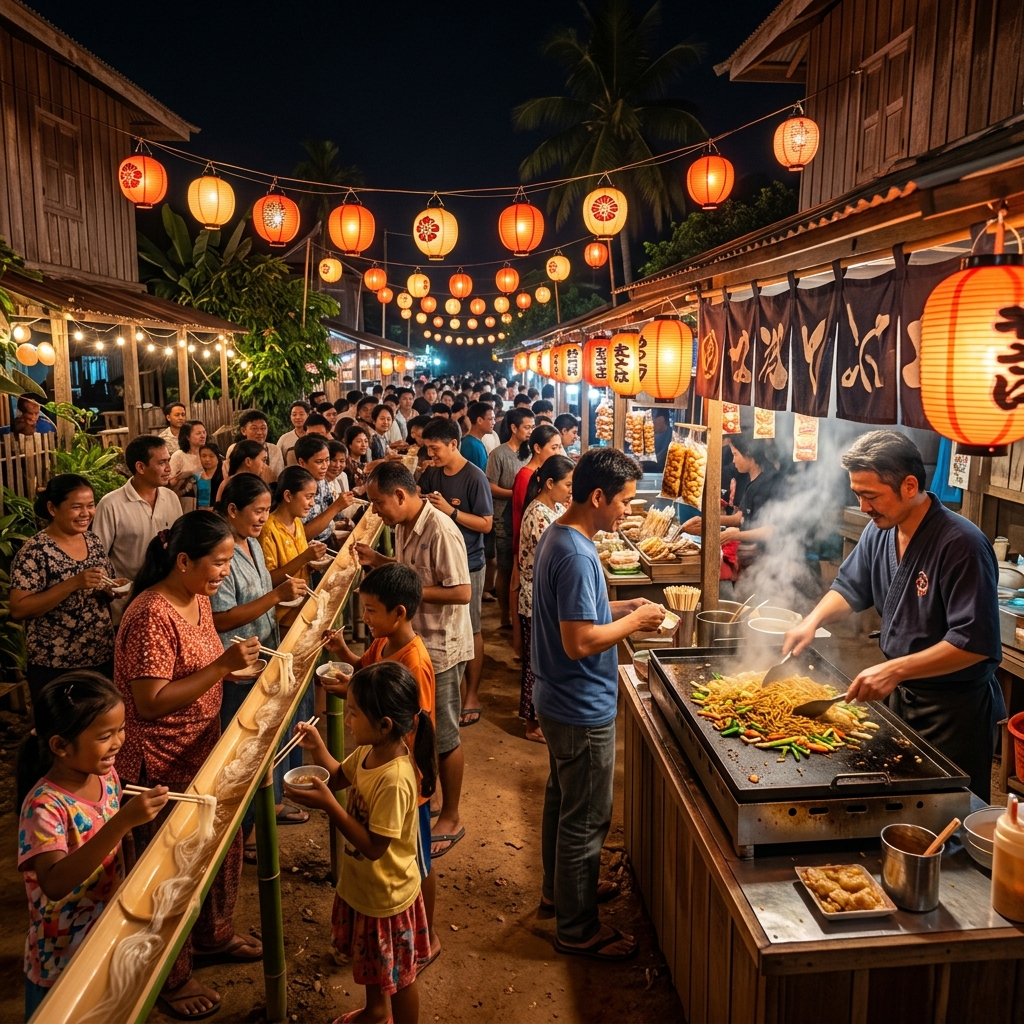 Cambodia Fireworks 2026 – Festival scene
