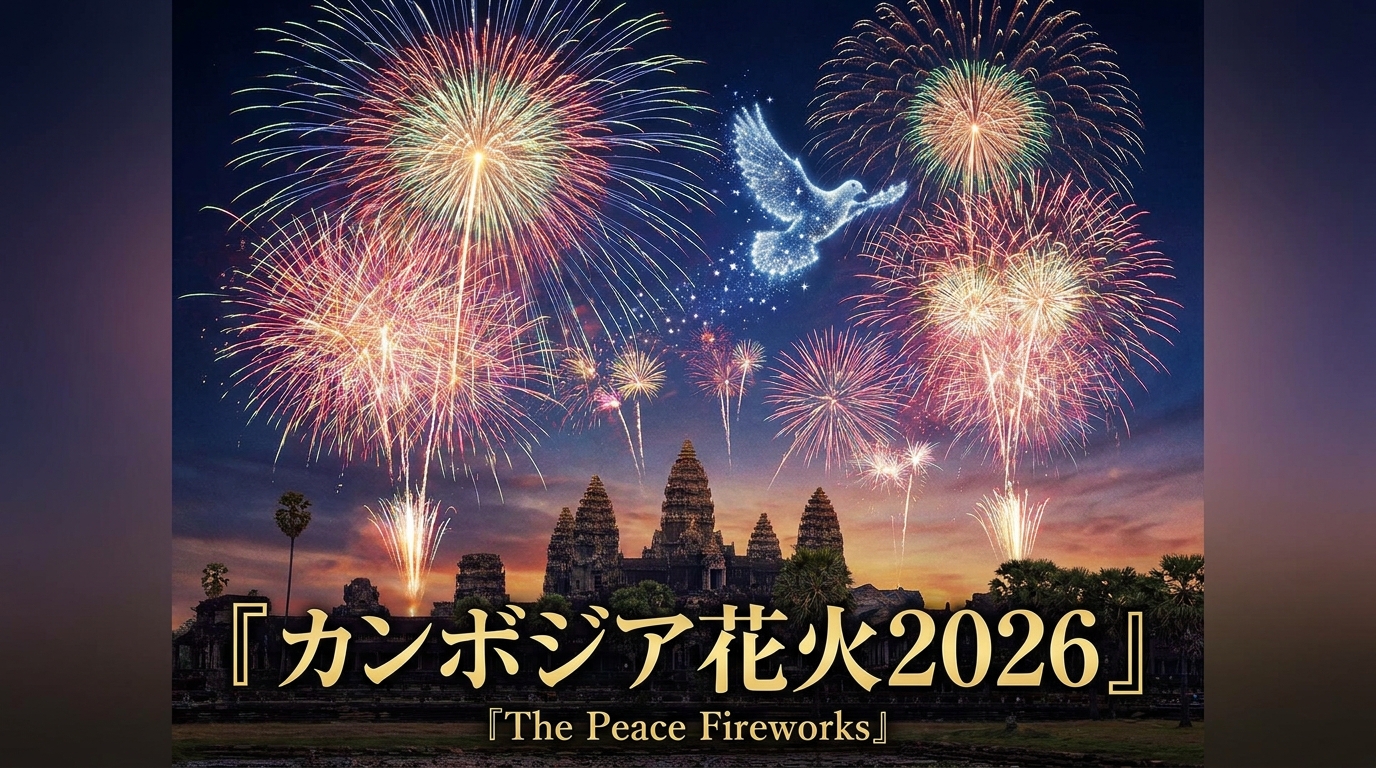 カンボジア花火2026 – The Peace Fireworks 2026